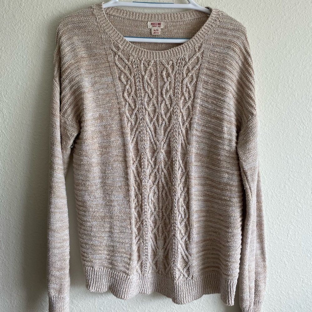 Mossimo Supply Co Beige Sweater